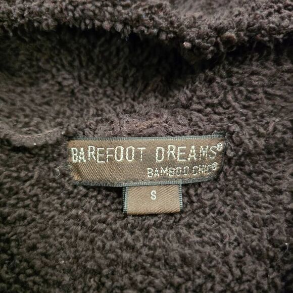 Barefoot Dreams Hoodie Women Small Brown CozyChic Relaxed Full Zip-Up Pockets - Picture 4 of 7